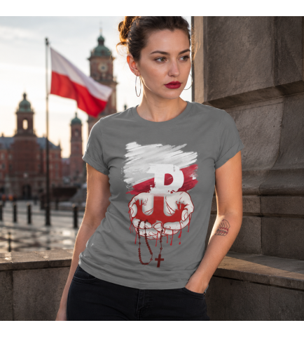 KOSZULKA DAMSKA PATRIOTYCZNI BHO PW